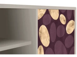 New Mueble de TV - 170х69х48 cm - T2 - Fine Wine, Areia Bege
