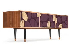 Móvel De Tv* Mueble de TV - 170х59х48 cm - T4 - Fine Wine, Nogueira Castanho