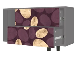 Mueble de TV - 170х69х48 cm - T1 - Fine Wine, Cinza^ Móvel De Tv