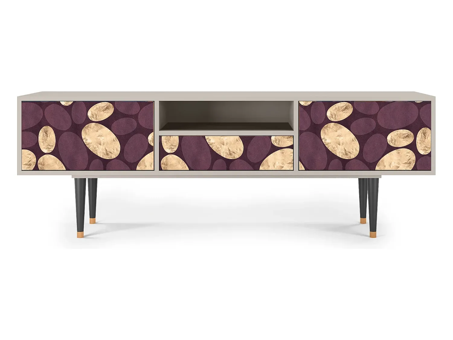 Online Mueble de TV - 170х59х41 cm - T6 - Fine Wine, Areia Bege