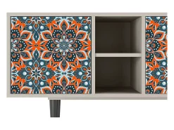 Clearance Mueble de TV - 150х69х41 cm - T5 - Fire Beetle, Areia Bege
