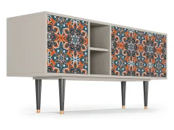 Clearance Mueble de TV - 150х69х41 cm - T5 - Fire Beetle, Areia Bege