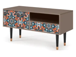 Móvel De Tv* Mueble de TV - 115х59х48 cm - T3 - Fire Beetle, Latte Bege
