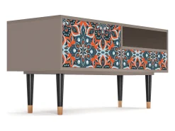 Móvel De Tv* Mueble de TV - 115х59х48 cm - T3 - Fire Beetle, Latte Bege