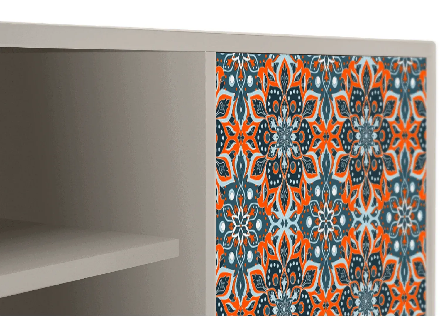 Hot Mueble de TV - 170х69х48 cm - T2 - Fire Beetle, Areia Bege