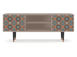 Móvel De Tv| Mueble de TV - 170х69х48 cm - T2 - Fire Beetle, Latte Bege