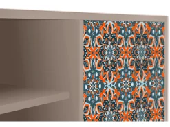 Móvel De Tv| Mueble de TV - 170х69х48 cm - T2 - Fire Beetle, Latte Bege