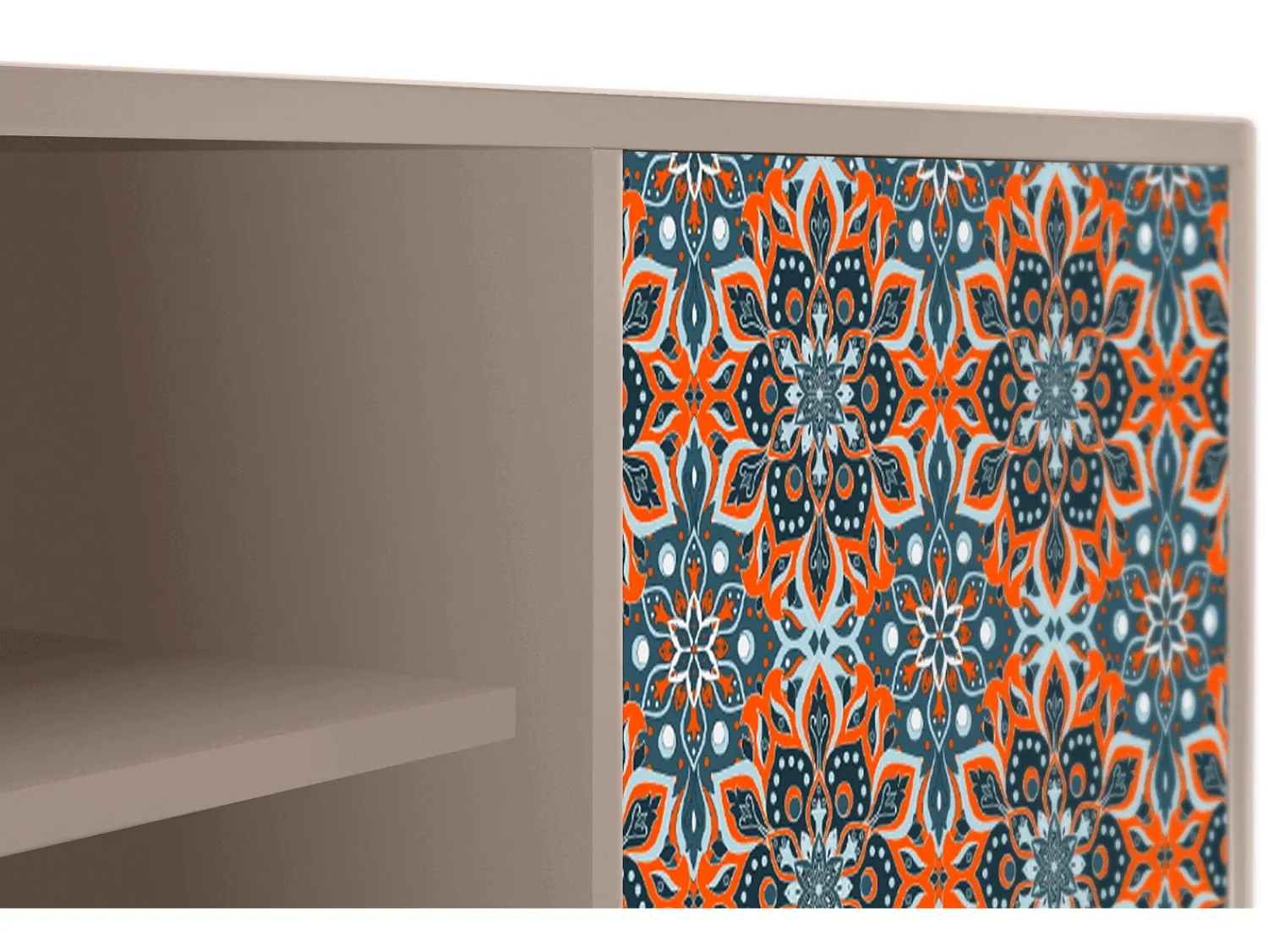 Móvel De Tv| Mueble de TV - 170х69х48 cm - T2 - Fire Beetle, Latte Bege