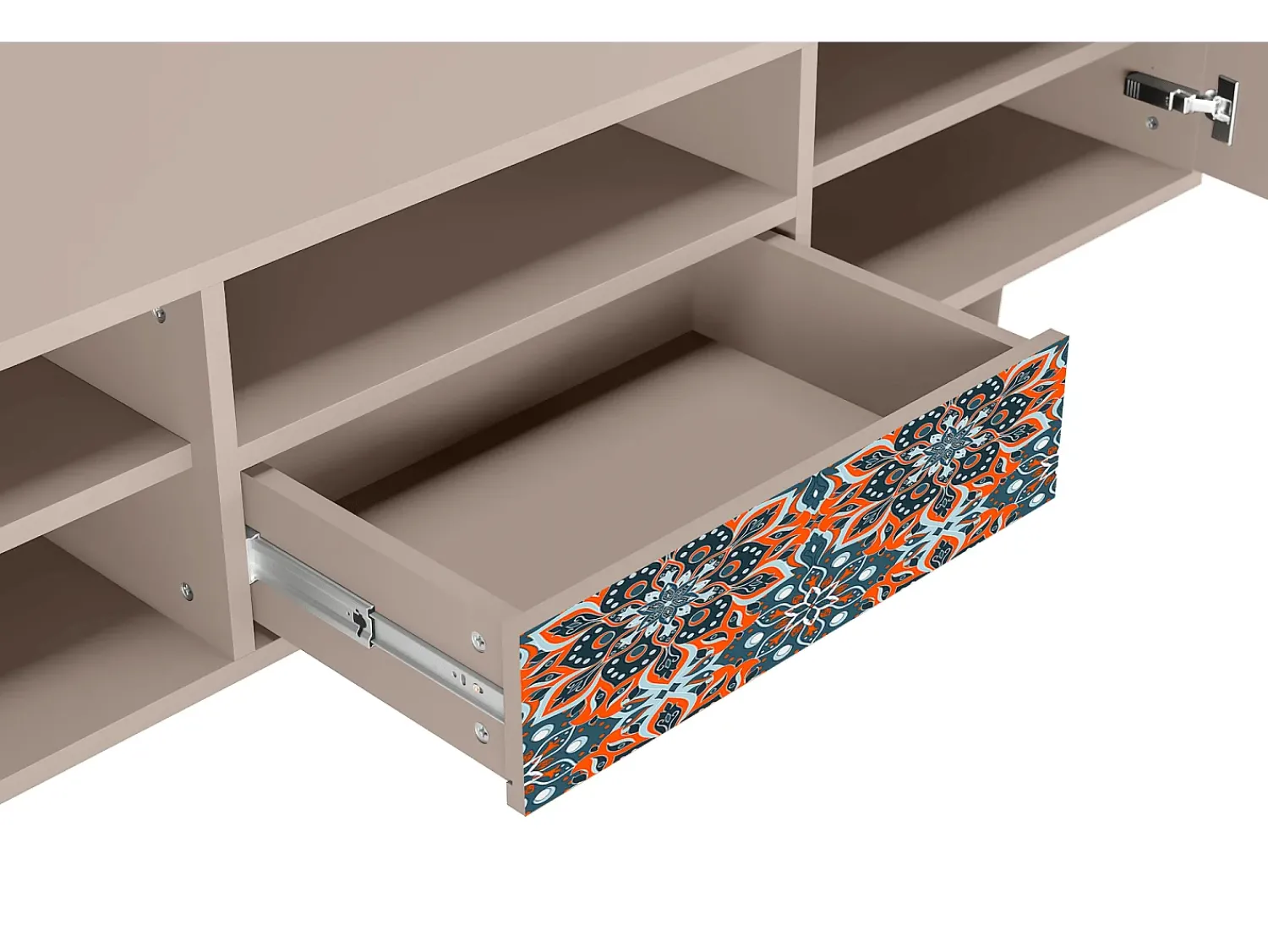 Mueble de TV - 170х59х41 cm - T6 - Fire Beetle, Latte^ Móvel De Tv