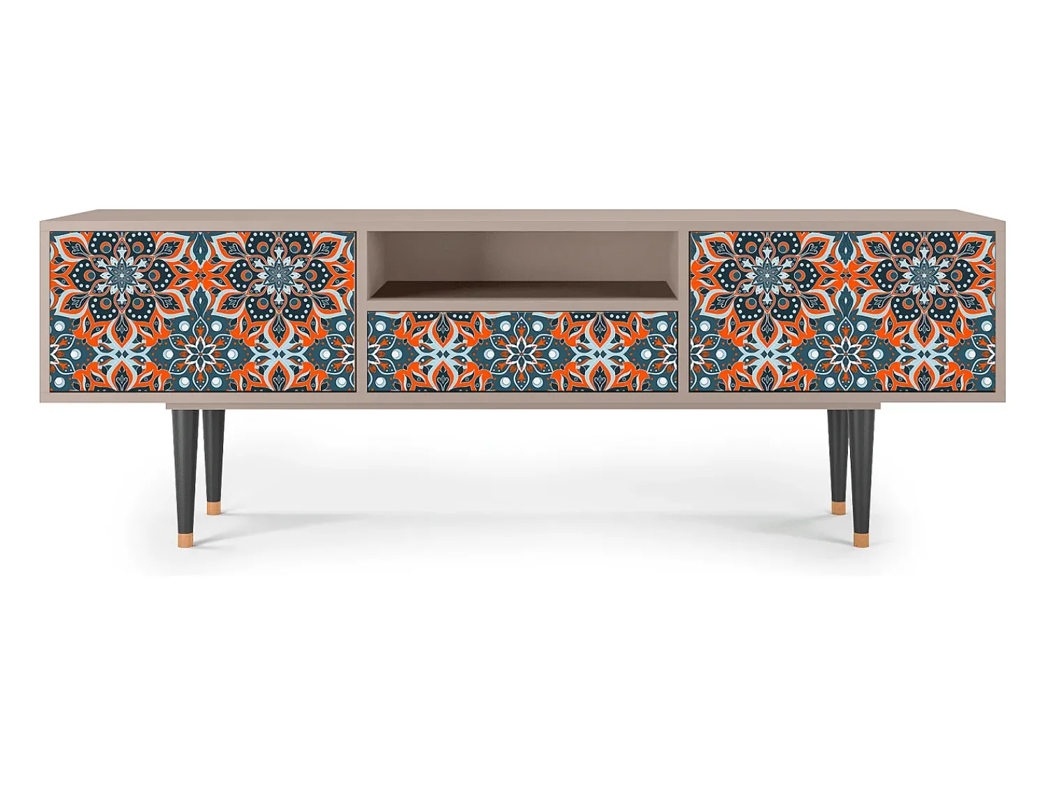 Mueble de TV - 170х59х41 cm - T6 - Fire Beetle, Latte^ Móvel De Tv
