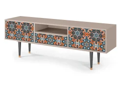 Mueble de TV - 170х59х41 cm - T6 - Fire Beetle, Latte^ Móvel De Tv