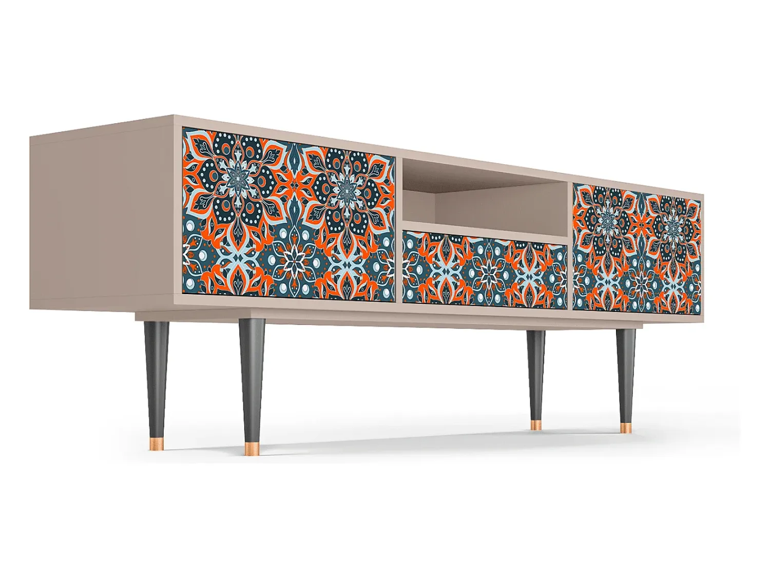 Mueble de TV - 170х59х41 cm - T6 - Fire Beetle, Latte^ Móvel De Tv