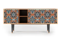 Mueble de TV - 150х69х41 cm - T5 - Fire Beetle, Nogueira^ Móvel De Tv