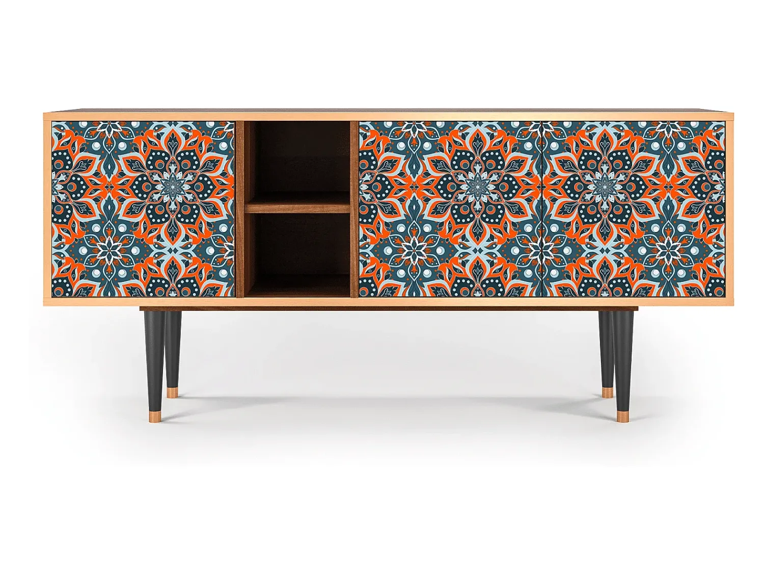 Mueble de TV - 150х69х41 cm - T5 - Fire Beetle, Nogueira^ Móvel De Tv