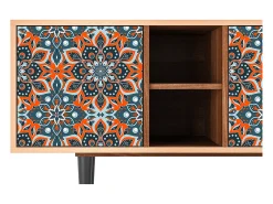 Mueble de TV - 150х69х41 cm - T5 - Fire Beetle, Nogueira^ Móvel De Tv