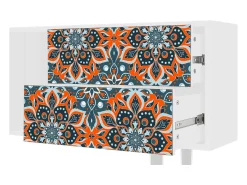 Discount Mueble de TV - 170х69х48 cm - T1 - Fire Beetle, Branco Bege