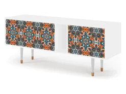 Discount Mueble de TV - 170х69х48 cm - T1 - Fire Beetle, Branco Bege