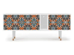Discount Mueble de TV - 170х69х48 cm - T1 - Fire Beetle, Branco Bege