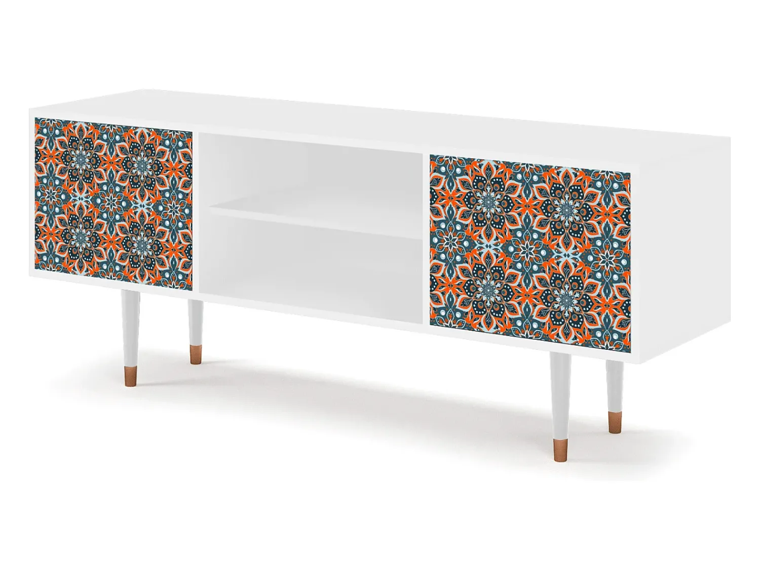 Mueble de TV - 170х69х48 cm - T2 - Fire Beetle, Branco^ Móvel De Tv