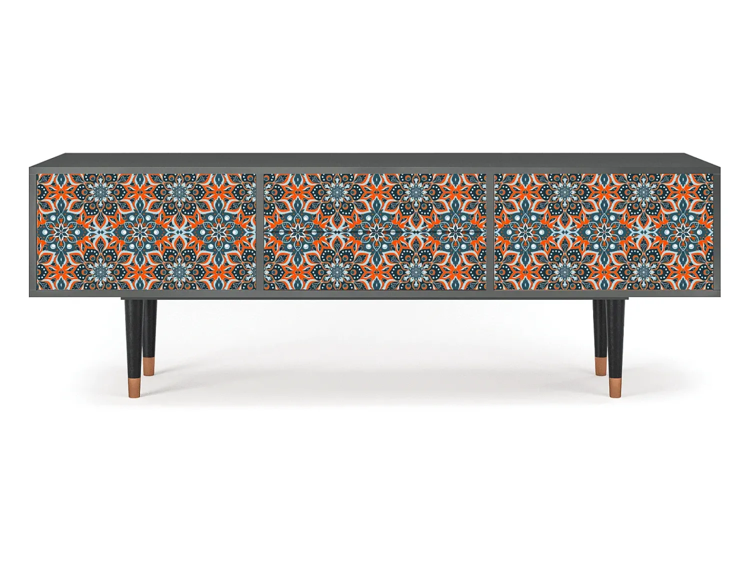 Mueble de TV - 170х59х48 cm - T4 - Fire Beetle, Antracite^ Móvel De Tv