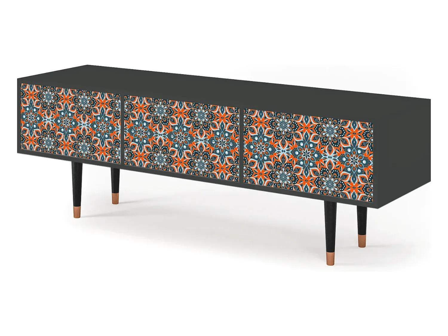 Mueble de TV - 170х59х48 cm - T4 - Fire Beetle, Antracite^ Móvel De Tv