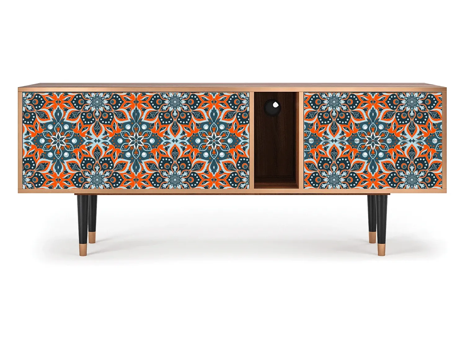 Best Mueble de TV - 170х69х48 cm - T1 - Fire Beetle, Nogueira Castanho