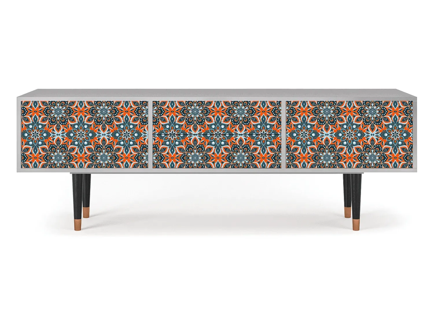 Best Mueble de TV - 170х59х48 cm - T4 - Fire Beetle, Cinza Cinzento