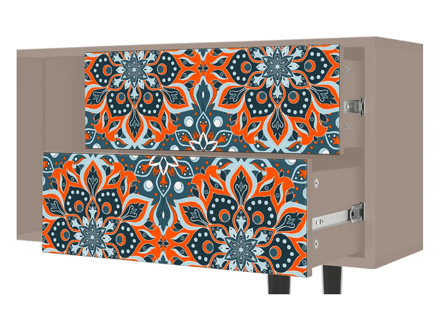 Hot Mueble de TV - 170х69х48 cm - T1 - Fire Beetle, Latte Bege