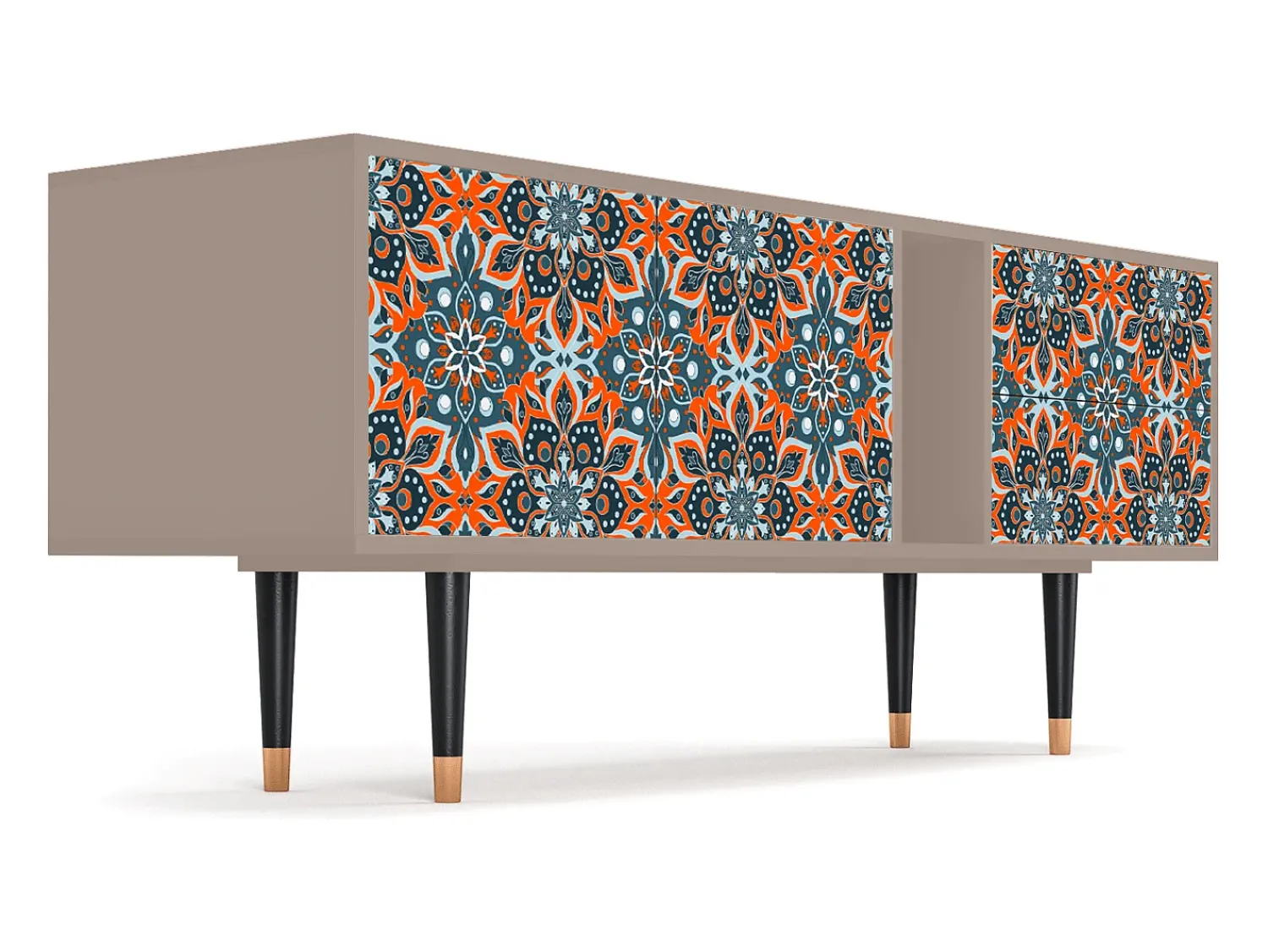 Hot Mueble de TV - 170х69х48 cm - T1 - Fire Beetle, Latte Bege