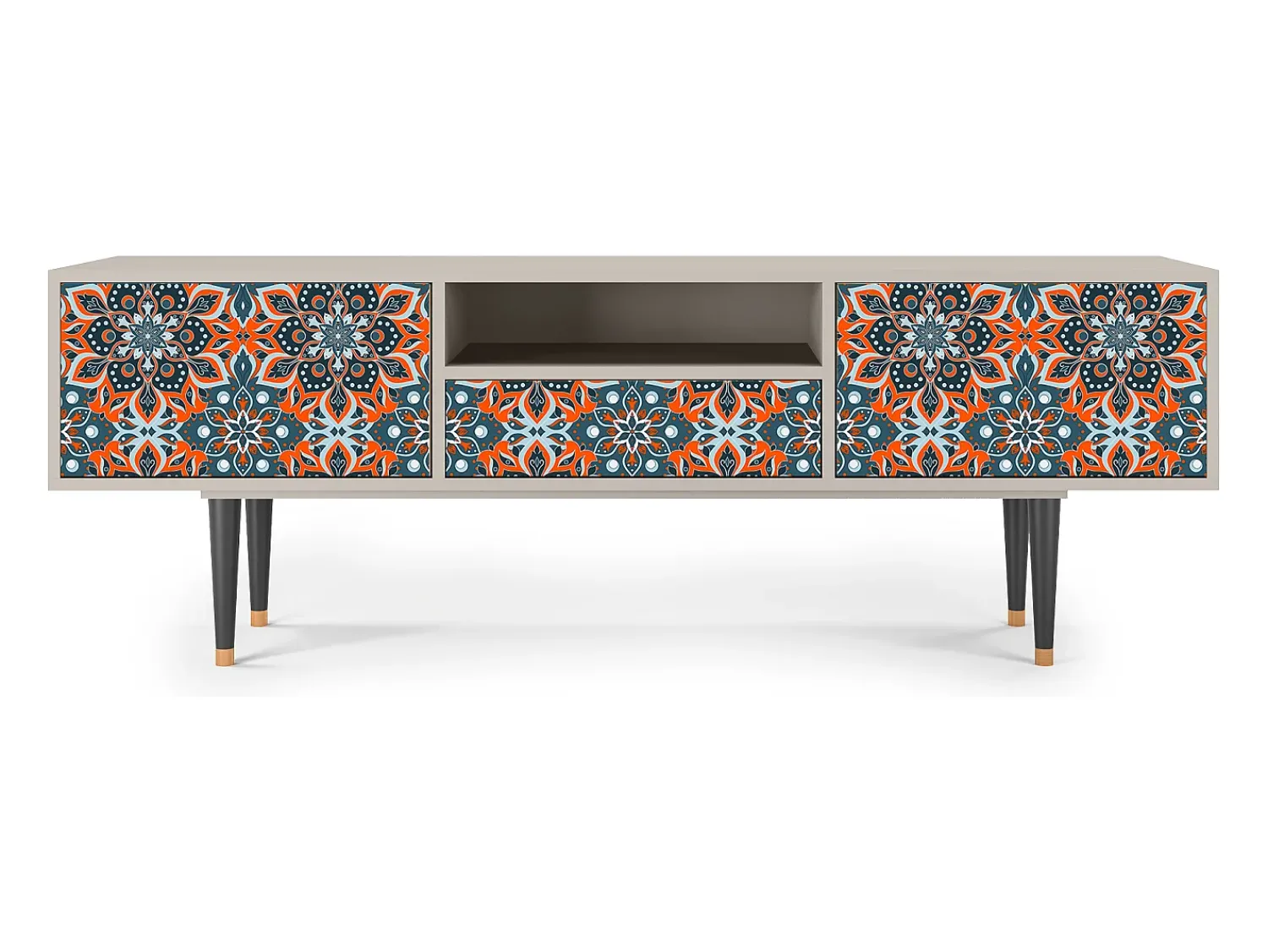 New Mueble de TV - 170х59х41 cm - T6 - Fire Beetle, Areia Bege