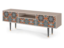 New Mueble de TV - 170х59х41 cm - T6 - Fire Beetle, Areia Bege