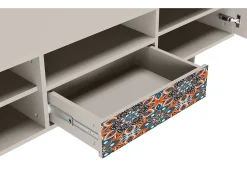 New Mueble de TV - 170х59х41 cm - T6 - Fire Beetle, Areia Bege