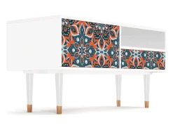 Mueble de TV - 115х59х48 cm - T3 - Fire Beetle, Branco^ Móvel De Tv