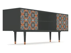 Móvel De Tv* Mueble de TV - 170х69х48 cm - T2 - Fire Beetle, Antracite Cinza antracite