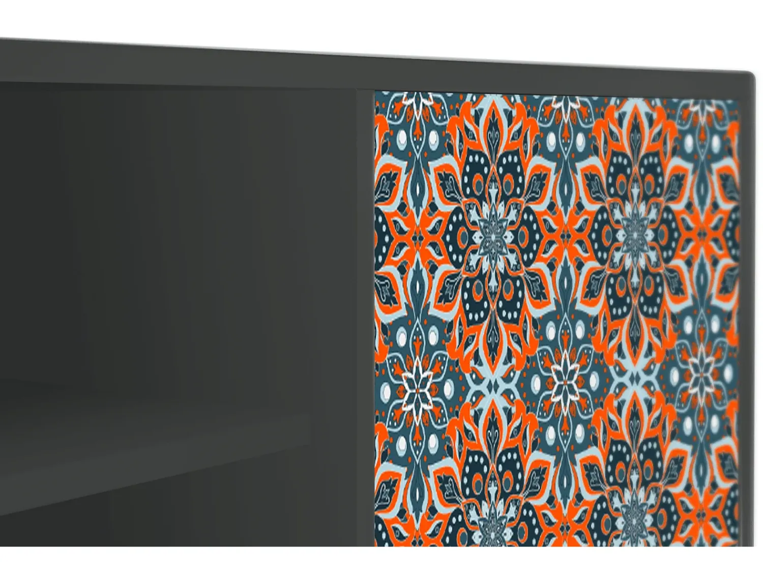 Móvel De Tv* Mueble de TV - 170х69х48 cm - T2 - Fire Beetle, Antracite Cinza antracite