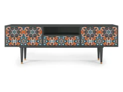 Móvel De Tv* Mueble de TV - 170х59х41 cm - T6 - Fire Beetle, Antracite Cinza antracite