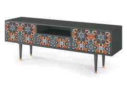 Móvel De Tv* Mueble de TV - 170х59х41 cm - T6 - Fire Beetle, Antracite Cinza antracite