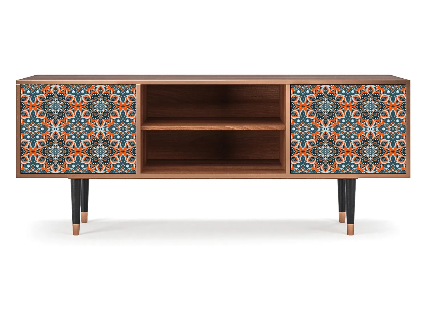 Outlet Mueble de TV - 170х69х48 cm - T2 - Fire Beetle, Nogueira Castanho
