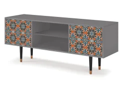 Mueble de TV - 170х69х48 cm - T2 - Fire Beetle, Cinza Cinzento