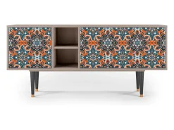 Móvel De Tv| Mueble de TV - 150х69х41 cm - T5 - Fire Beetle, Latte Bege