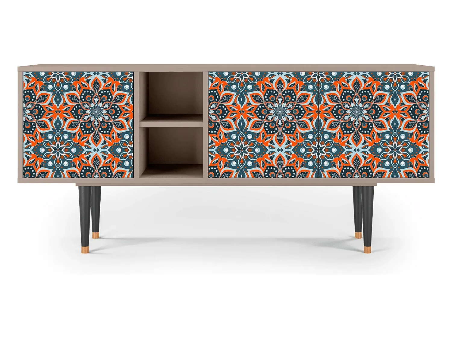 Móvel De Tv| Mueble de TV - 150х69х41 cm - T5 - Fire Beetle, Latte Bege