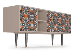 Móvel De Tv| Mueble de TV - 150х69х41 cm - T5 - Fire Beetle, Latte Bege