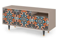 Mueble de TV - 125х56х41 cm - T7 - Fire Beetle, Latte^ Móvel De Tv