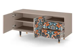 Mueble de TV - 125х56х41 cm - T7 - Fire Beetle, Latte^ Móvel De Tv