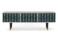 Mueble de TV - 170х59х48 cm - T4 - Flower of the Nile, Cinza^ Móvel De Tv