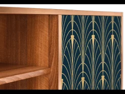 Móvel De Tv| Mueble de TV - 170х69х48 cm - T2 - Flower of the Nile, Nogueira Castanho