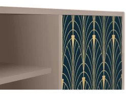 Best Mueble de TV - 170х69х48 cm - T2 - Flower of the Nile, Latte Bege