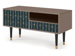 Móvel De Tv| Mueble de TV - 115х59х48 cm - T3 - Flower of the Nile, Latte Bege