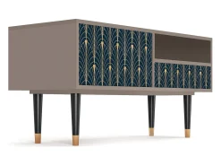 Móvel De Tv| Mueble de TV - 115х59х48 cm - T3 - Flower of the Nile, Latte Bege