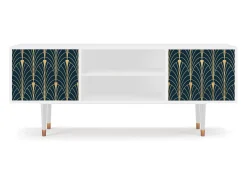 Mueble de TV - 170х69х48 cm - T2 - Flower of the Nile, Branco^ Móvel De Tv
